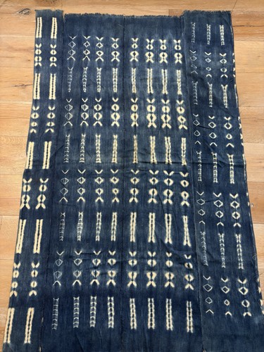 Vintage african indigo denim - african,